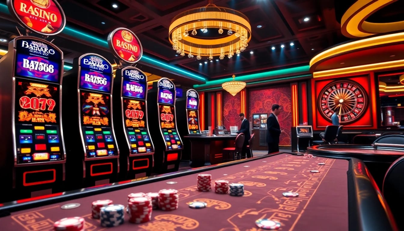 Experience the excitement at Batara88 casino with vibrant slot machines and engaging poker action.