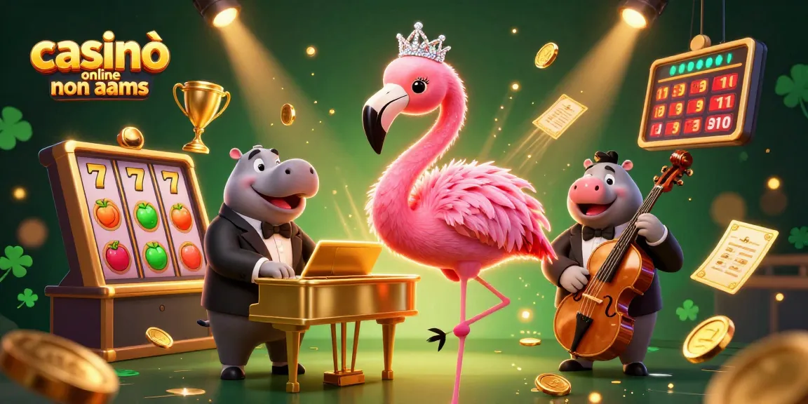 Engage in exciting gameplay at casinò online non aams in a vibrant, animated casino scene.