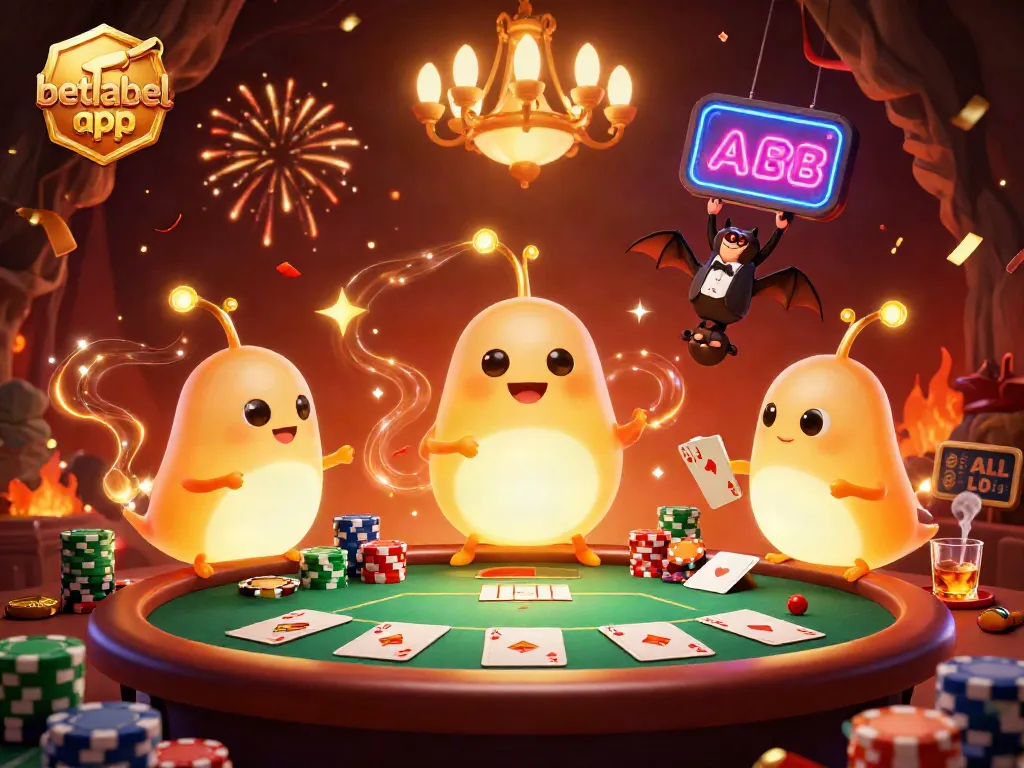 Experience thrilling gameplay with the betlabel app as bioluminescent glowworms illuminate a vibrant cave casino.