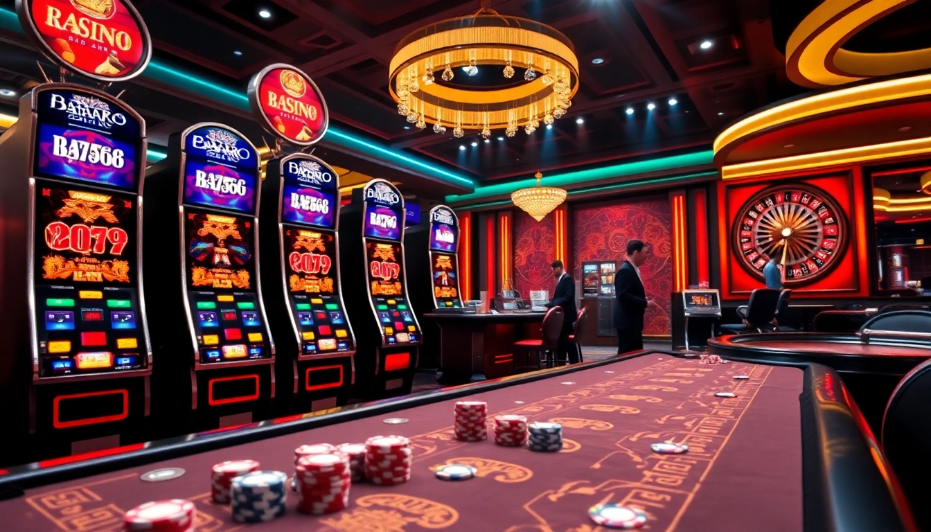 Experience the excitement at Batara88 casino with vibrant slot machines and engaging poker action.