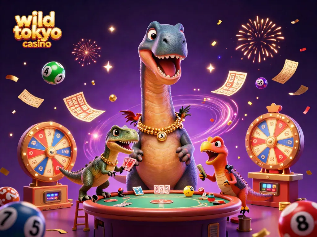 Engage in thrilling gaming at wild tokyo casino with exciting characters and vibrant elements.