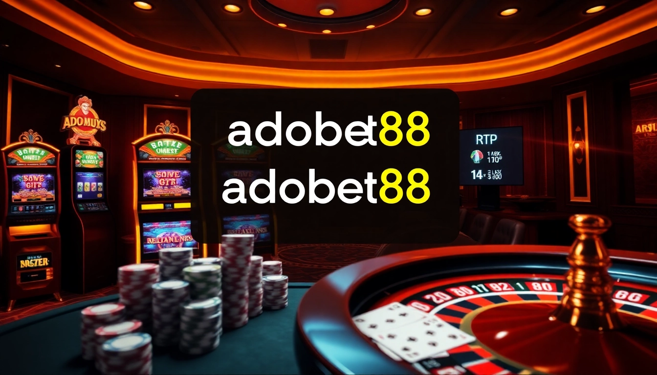 Experience the excitement at adobet88 with engaging online slot machines and casino games.