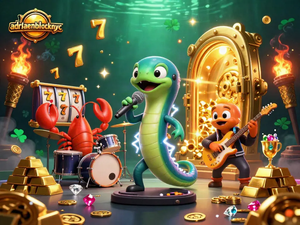 Experience vibrant casino excitement with adriaenblocknyc in an underwater adventure featuring a DJ eel.