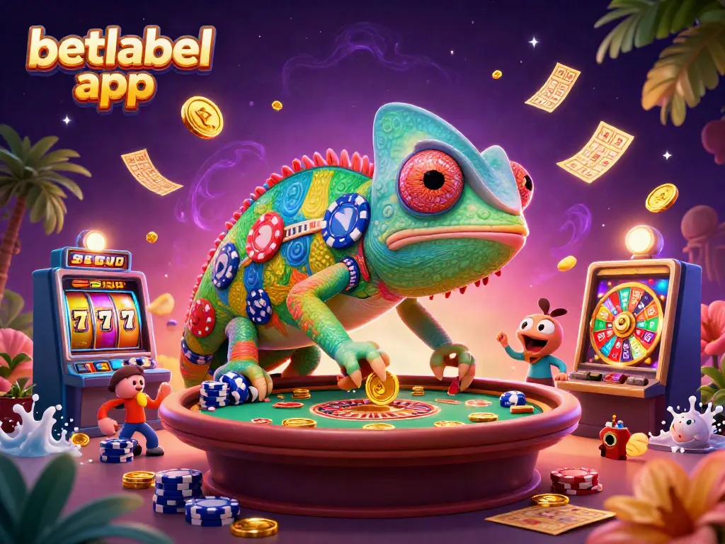 Experience thrilling games with the betlabel app, featuring vibrant casino elements and engaging animations.