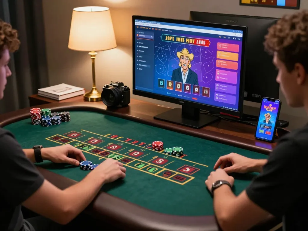Player engages with pg88 live dealer game on a tablet, vibrant Baccarat interface shown, capturing strategic betting moments