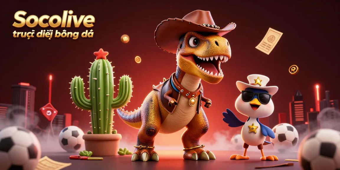 Socolive trực tiếp bóng đá offers lively betting experiences with engaging visuals of characters and sports elements.